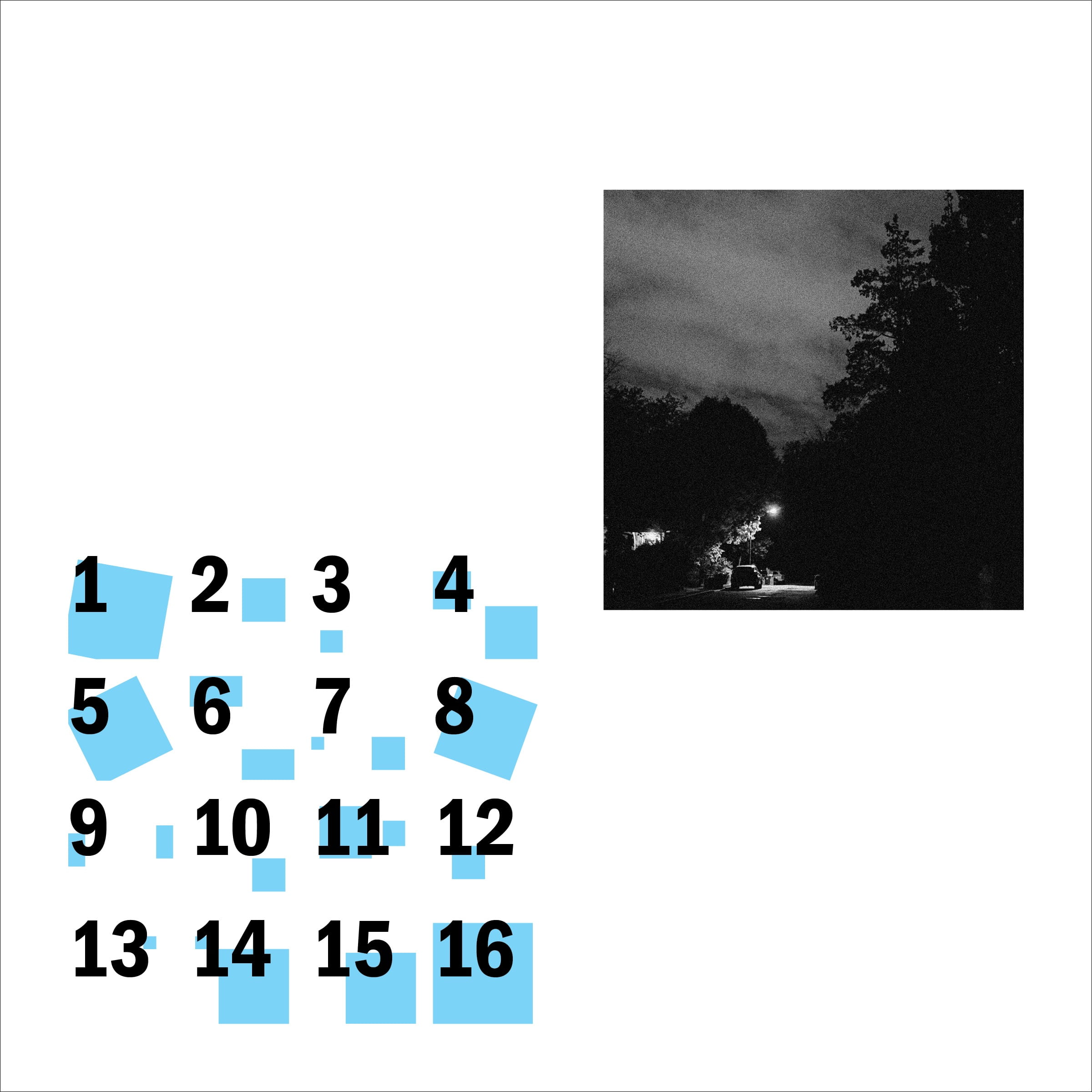 The table of contents for a brochure about sounds around the city of Boston.